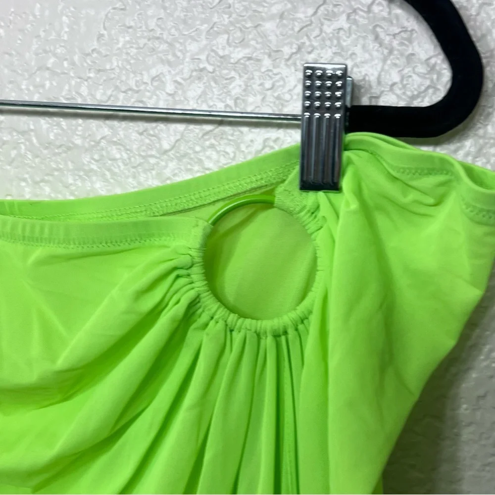 Skims Mesh Cover Up Sarong Skirt Beachwear Neon Green Size 4X